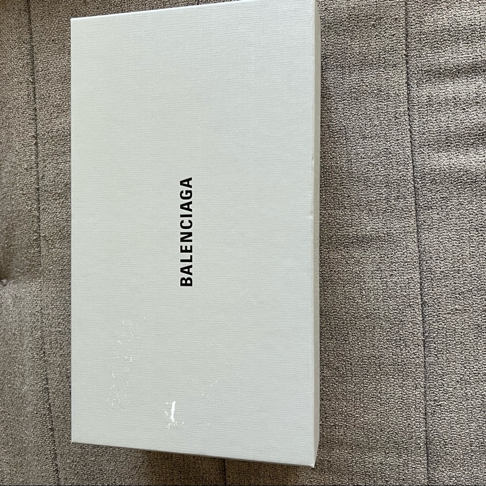Balenciaga Drapy Faux Shearling Sandals - Picture 9 of 12